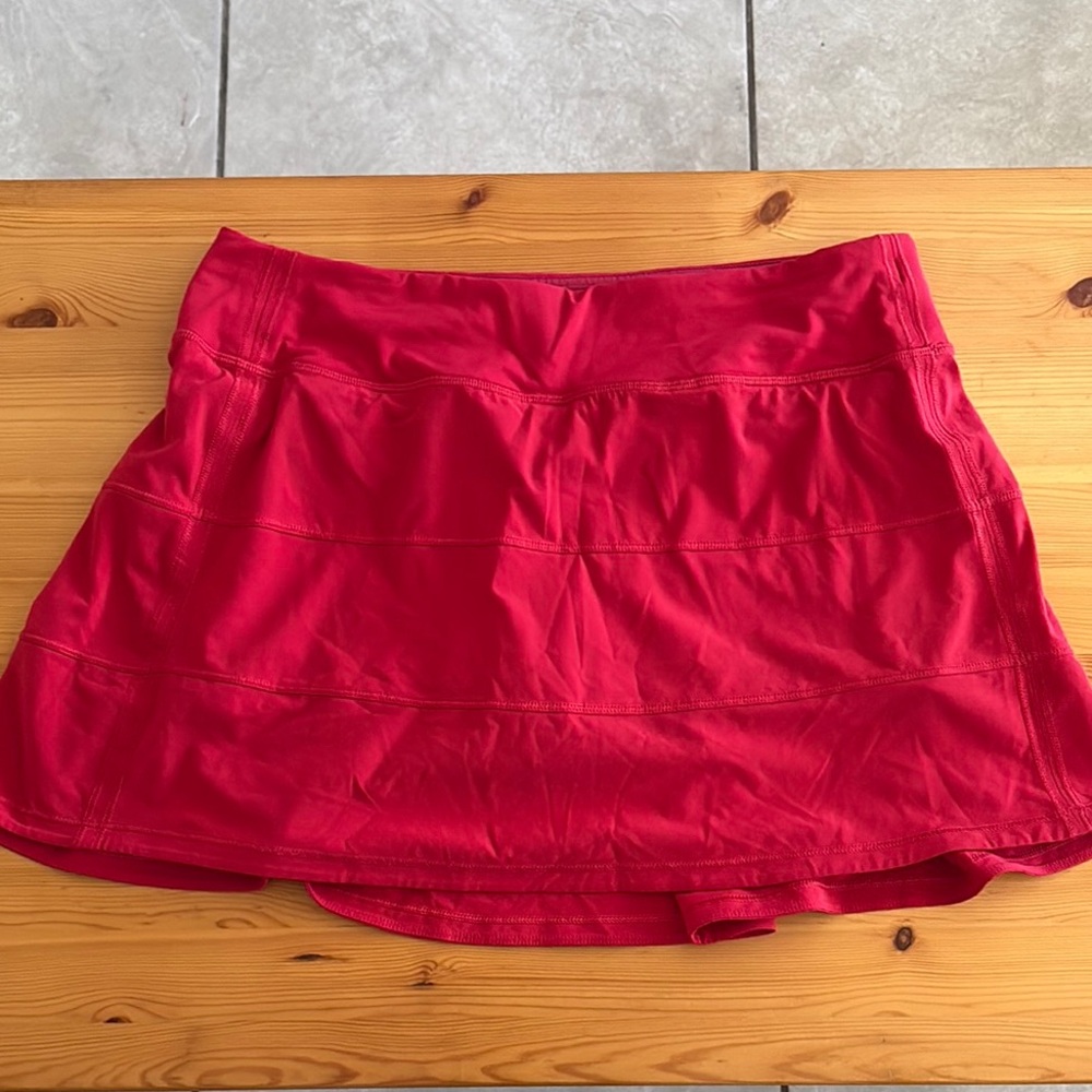 lululemon athletica Red Skirt